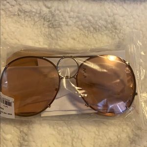 Brand new Chloe Sunglasses Gold/ Flash Peach/ Blue